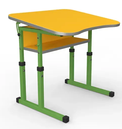 Стіл учнівський №4-6 з регулюванням куту нахилу стільниці 700х500 МФ Вересень